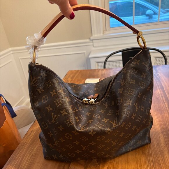 Authentic: Louis Vuitton LV Monogram Sully MM - Picture 12 of 14